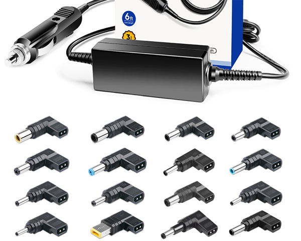 Universal Laptop Car Charger - up to 100W